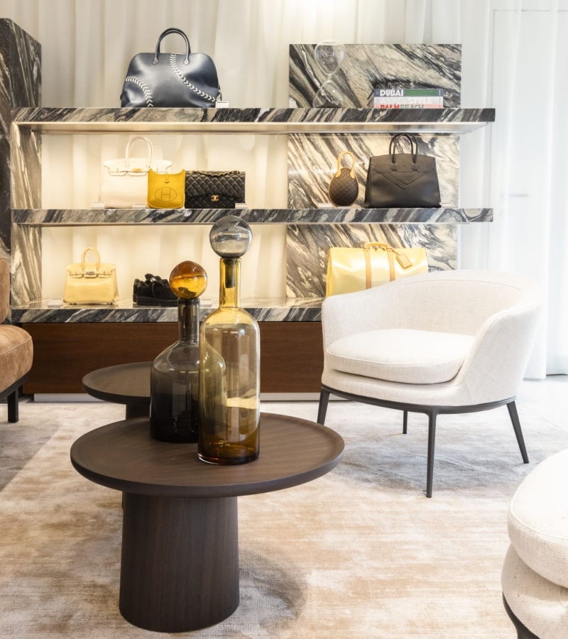 Each item is handpicked by specialists like Camille Jucker and Vassy. Their attention to detail ensures every handbag or timepiece meets Sotheby’s standards of excellence. / Photo Sotheby's