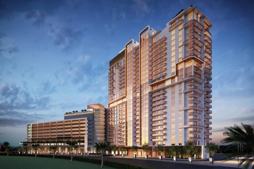 From stylish studios to jaw-dropping penthouses, every unit has been thoughtfully designed with contemporary finishes and expansive views of the surrounding water / Photo Shoma Bay