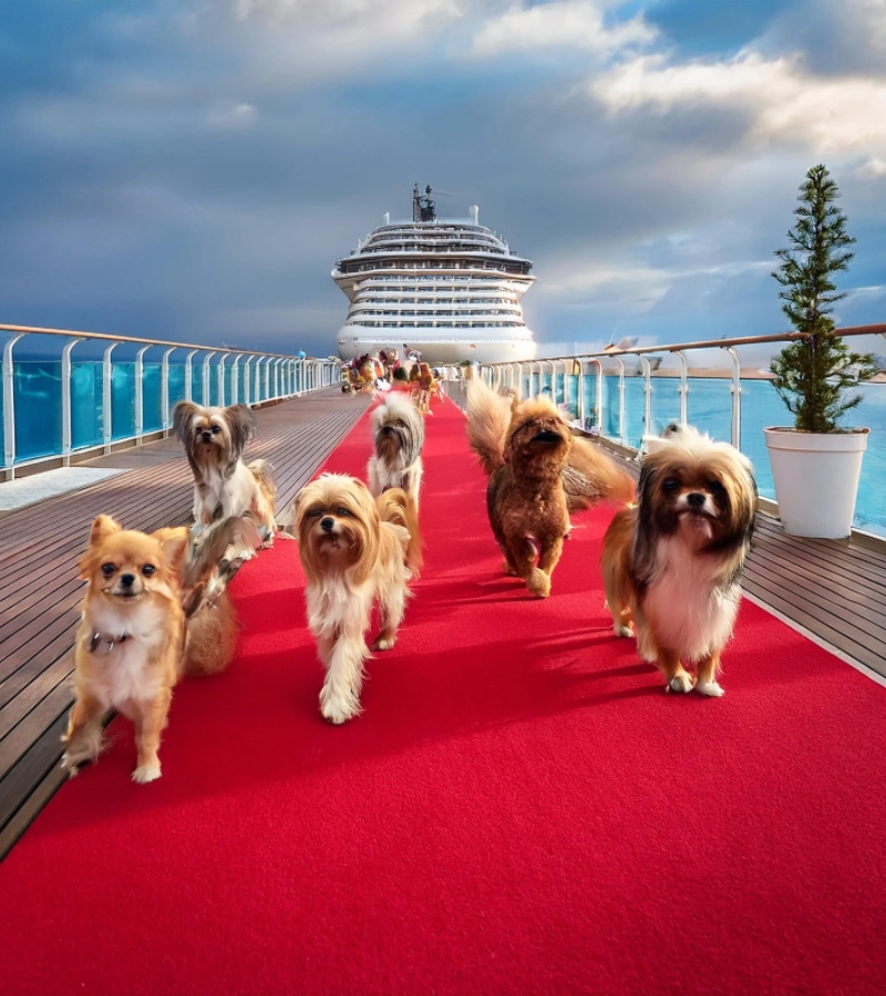 This announcement arrives at a time when service animals are already part of the cruising landscape, though policies vary between lines. / Photo via Cruise Tails