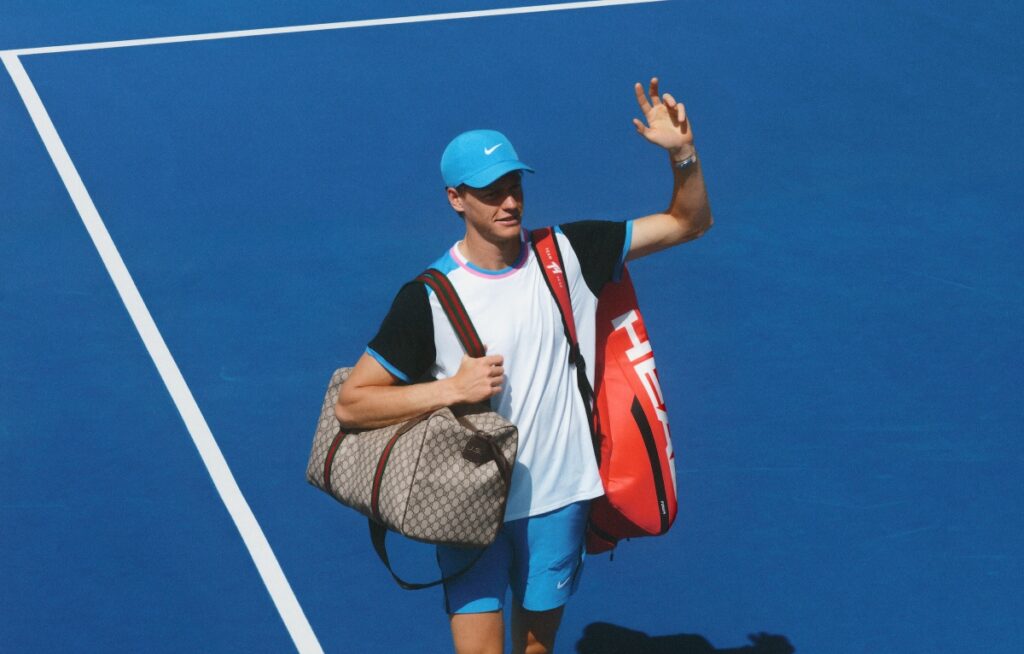 Jannik Sinner – Gucci / Photo via Gucci