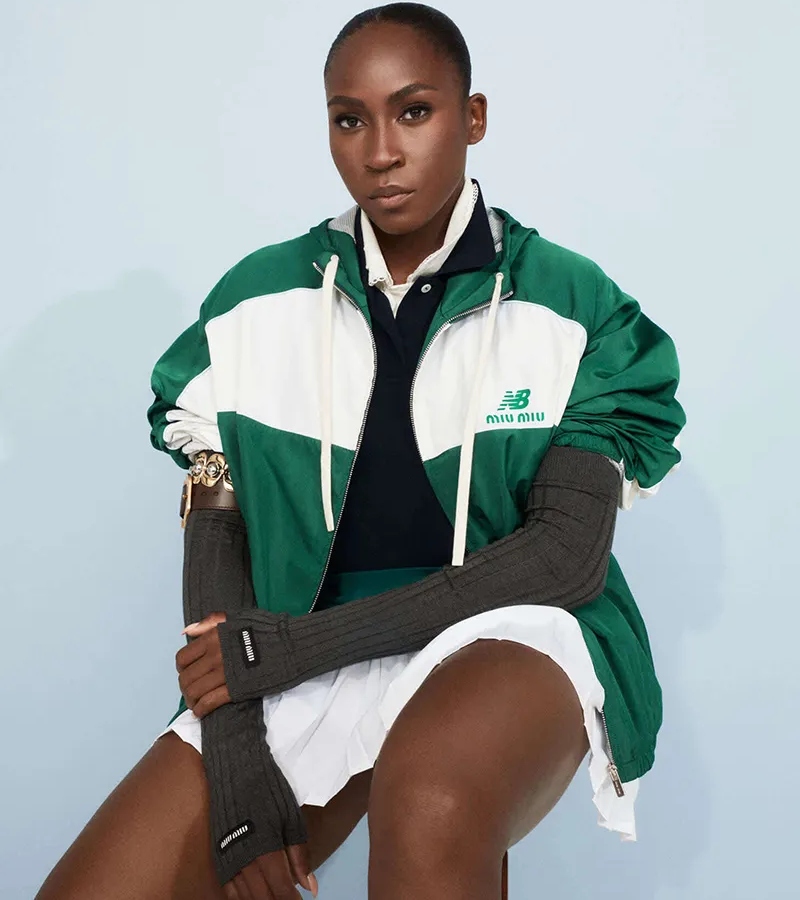 Coco Gauff – Miu Miu - New Balance / Photo via Alessio Bolzoni