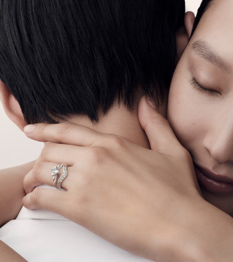 Pieces in the Louis Vuitton Diamonds Collection are available in refined materials including platinum, rose gold, and options with pavé settings. / Photo via Louis Vuitton (LV)