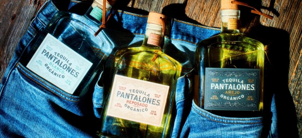 Once the drink of college parties and blurry beach nights, tequila now wears designer labels / Photo Pantalones Tequila