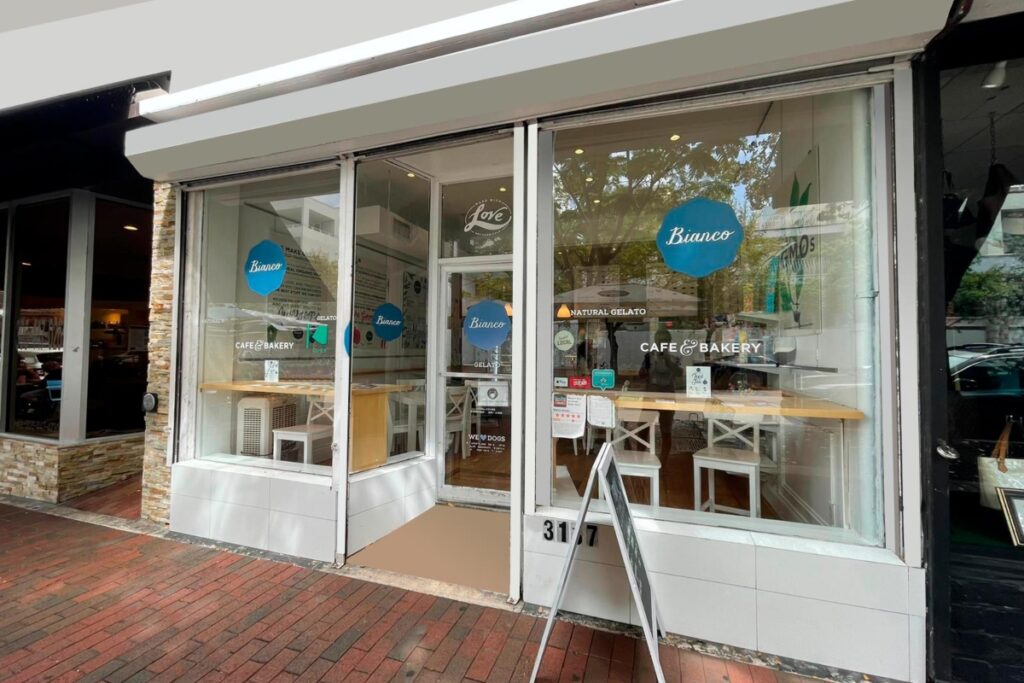 Nestled in Coconut Grove, Bianco Gelato marries Miami’s relaxed elegance with wholesome living / Photo via Bianco Gelato