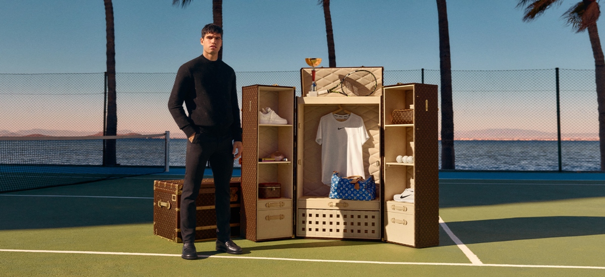 Today’s top players are not only aiming for victory on the court but are also becoming ambassadors for some of the most prestigious fashion houses in the world. / Photo via Louis Vuitton