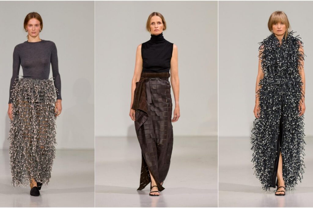 Designers played with sheer skirts layered over trousers, slip dresses atop knits, and delicate fabric overlays that transformed basic silhouettes into ethereal statements / Photo Freya Dalsjø