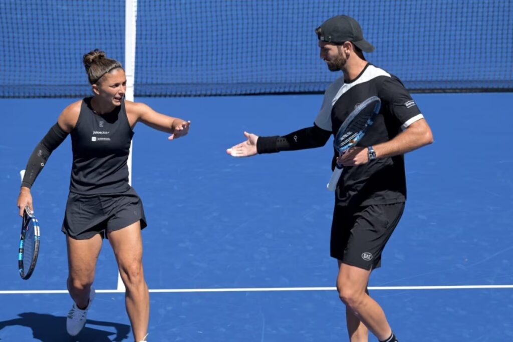 When Vavassori’s serve faltered at 5-4 in the second set, the tension grew thick inside the stadium. / Photo US open