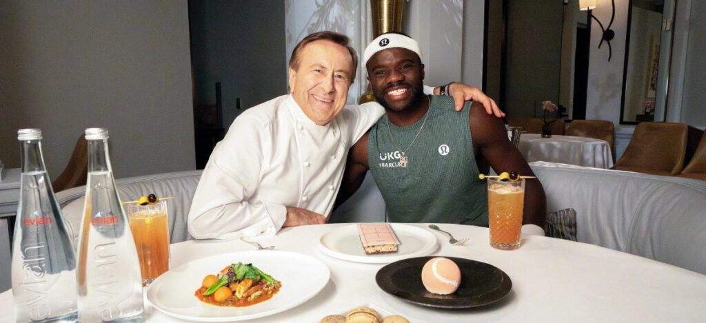 This year, the brand is serving fans something entirely new, combining the elegance of French gastronomy with the energy of professional sport / Photo via evian