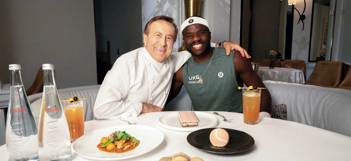 This year, the brand is serving fans something entirely new, combining the elegance of French gastronomy with the energy of professional sport / Photo via evian