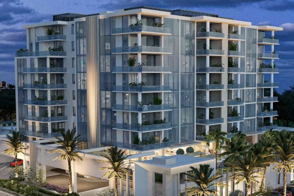 Residences range from 2,106 to 3,354 square feet, each offering an open floor plan framed by oversized terraces stretching 14 feet deep. / Photo Salato Pompano Beach