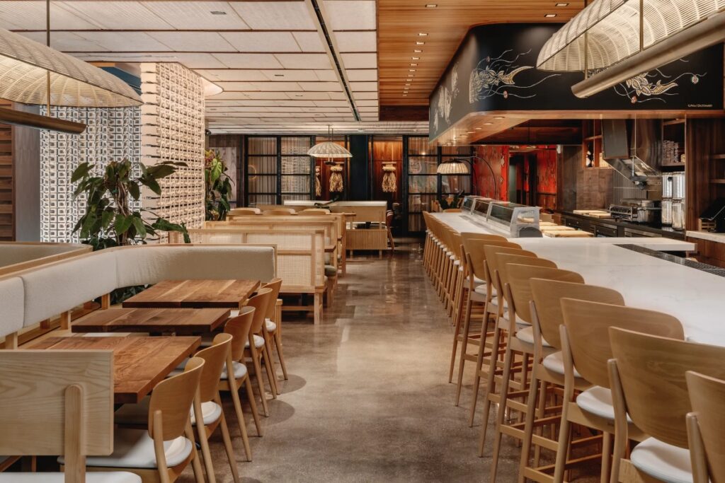 Conclude your journey with a refined dining experience at Uchi Miami, an outpost of the acclaimed Austin-based restaurant by James Beard Award-winning chef Tyson Cole / Photo via Uchi Miami