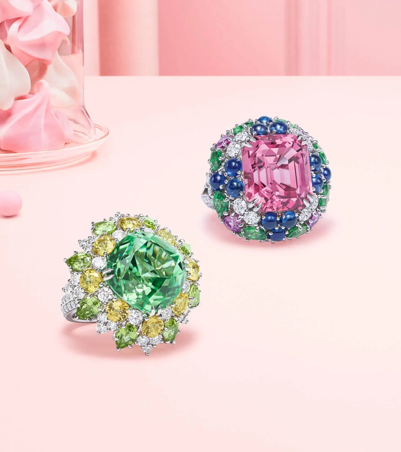 Each jewel is crafted to highlight the natural beauty of the stones, ensuring that every facet sparkles with precision / Photo via Harry Winston