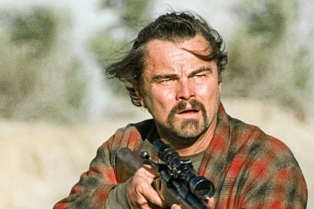 Finally, Paul Thomas Anderson’s latest, One Battle After Another, loosely inspired by Thomas Pynchon’s Vineland, brings scale and chaos via a sweeping action narrative / Photo via Warner Bros