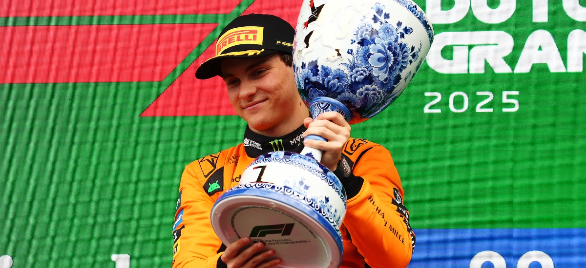 Oscar Piastri secured a crucial victory at the Dutch Grand Prix, extending his lead in the drivers’ standings, while McLaren teammate Lando Norris faced late-race devastation / Photo F1
