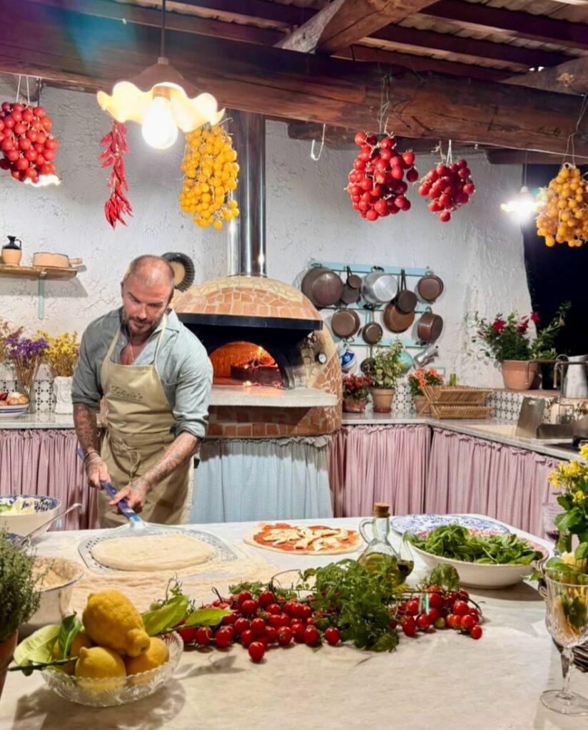 David Beckham and his 14-year-old daughter Harper Seven slipped into aprons, joining a private cooking class that transformed their visit into something unforgettable. / Photo Felicia's Home