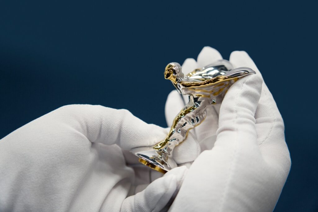 The Spirit of Ecstasy is an ethereal figure that symbolizes freedom, elegance, and perpetual motion / Photo Rolls Royce