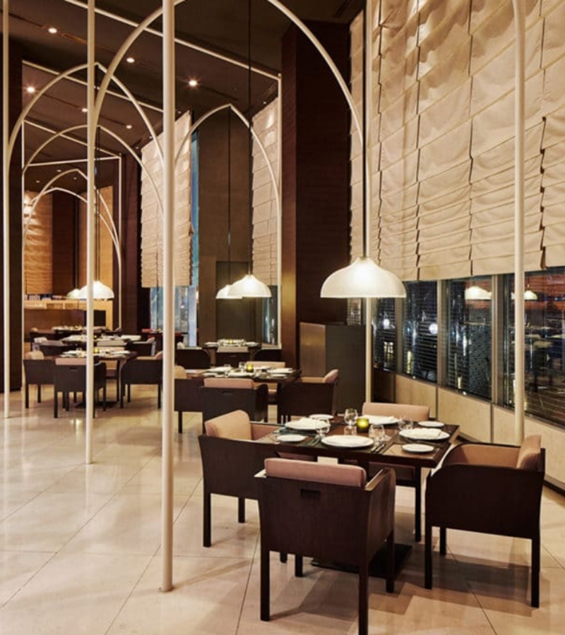 Sustainability is also a priority, with environmentally responsible operations subtly integrated into the hotel’s framework. / Photo via Photo via Armani Hotels