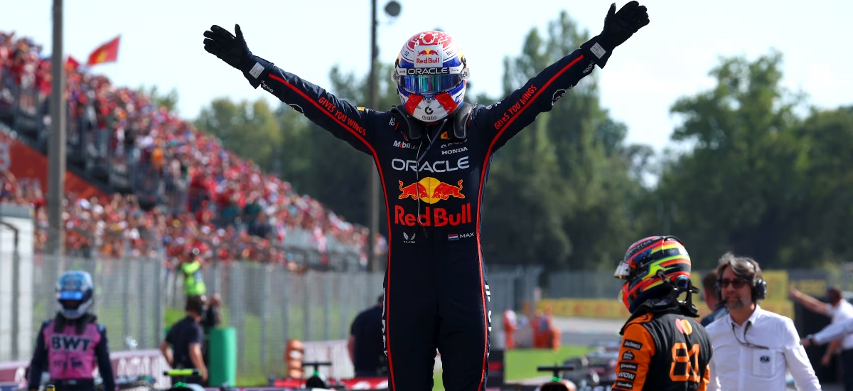 For Verstappen, the triumph was more than just another win; it was his first since Imola in May and only his third of the season. / Photo via F1