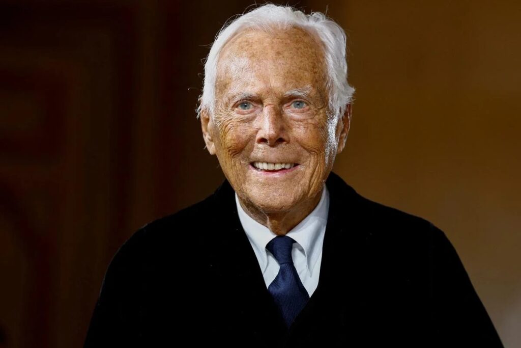 Armani’s rise to fashion royalty began in the 1970s. Born in Piacenza, he initially pursued medicine before discovering design while working as a window dresser in Milan. / Photo Armani
