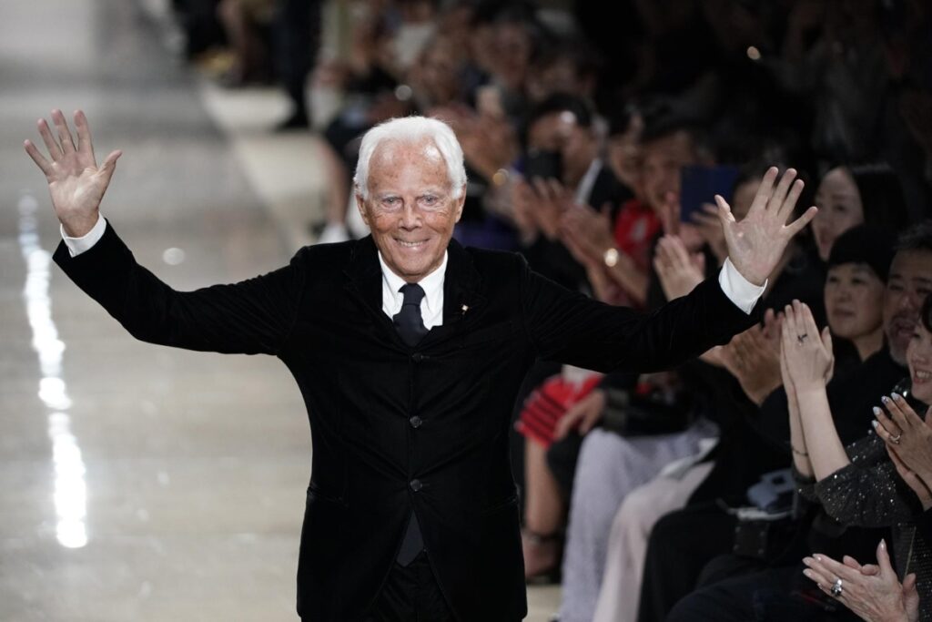 His path shifted dramatically when he joined Nino Cerruti as a menswear designer. / Photo Armani