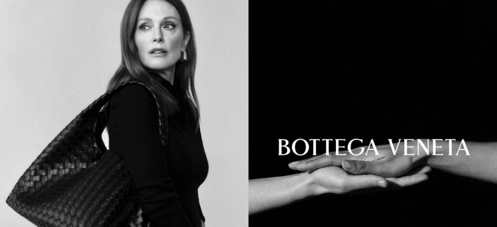 At the heart of the design lies adaptability. The rounded contours of the Campana tote follow the body naturally. / Photo Bottega Veneta