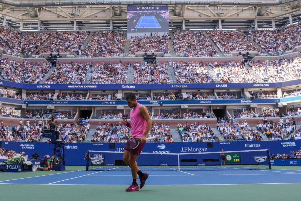 In total, Alcaraz has earned $48,486,628 in prize money since turning professional in 2018, with $10,631,652 won in 2025 alone / Photo via US Open