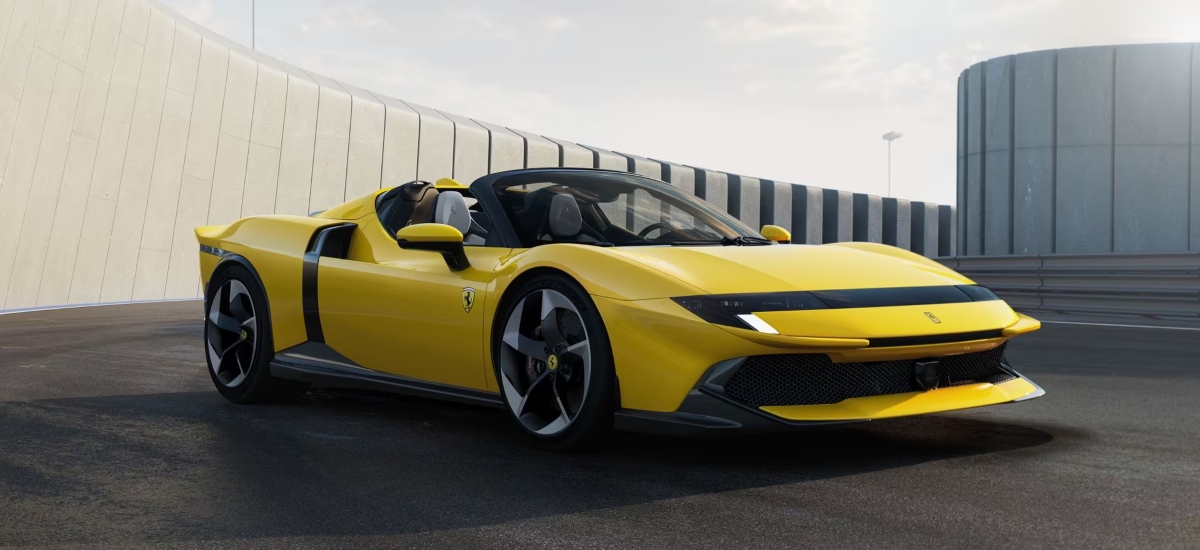 Ferrari has officially presented its newest masterpiece, the 849 Testarossa Spider / Photo via Ferrari