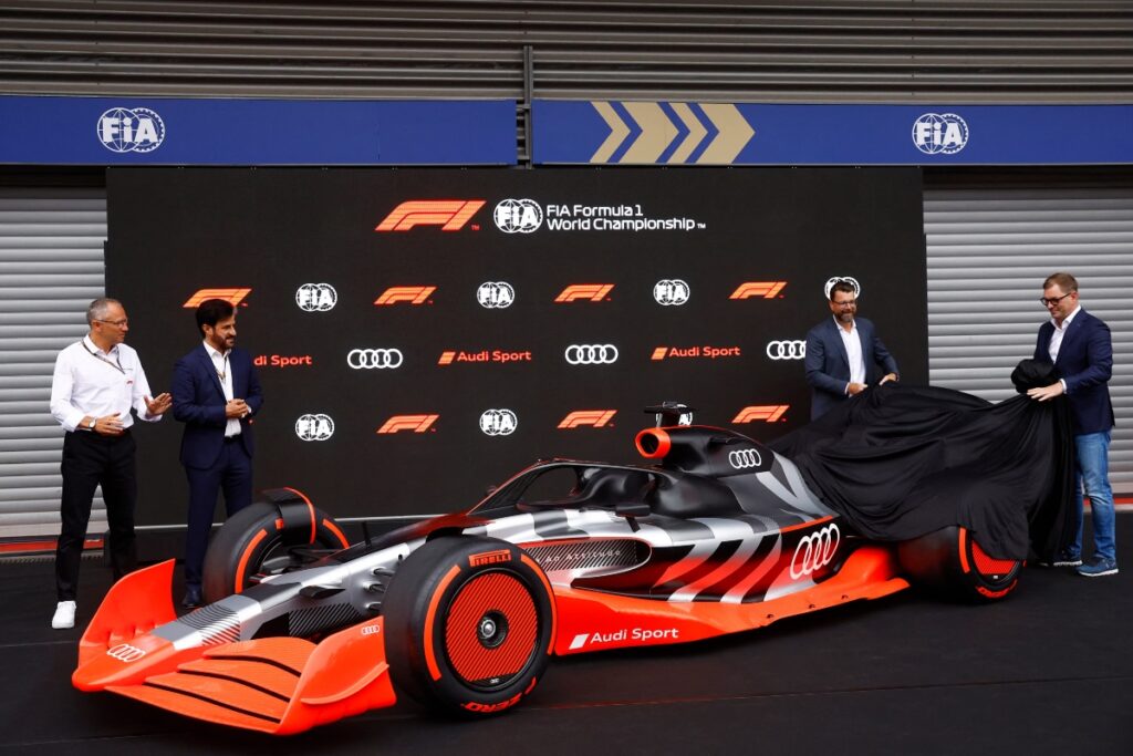 This collaboration marks a significant milestone as Audi moves from supporting Sauber to establishing its own factory team in the highly competitive Formula 1 arena / Photo via Audi