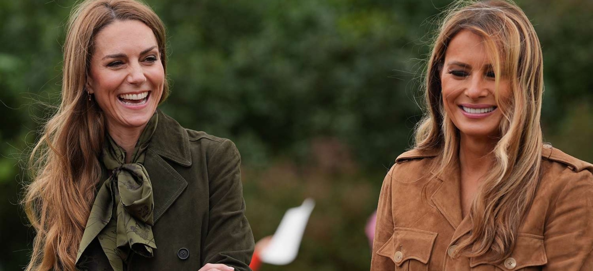 Kate Middleton and Melania Trump shared another remarkable moment in the public eye. / Photo Royal Family