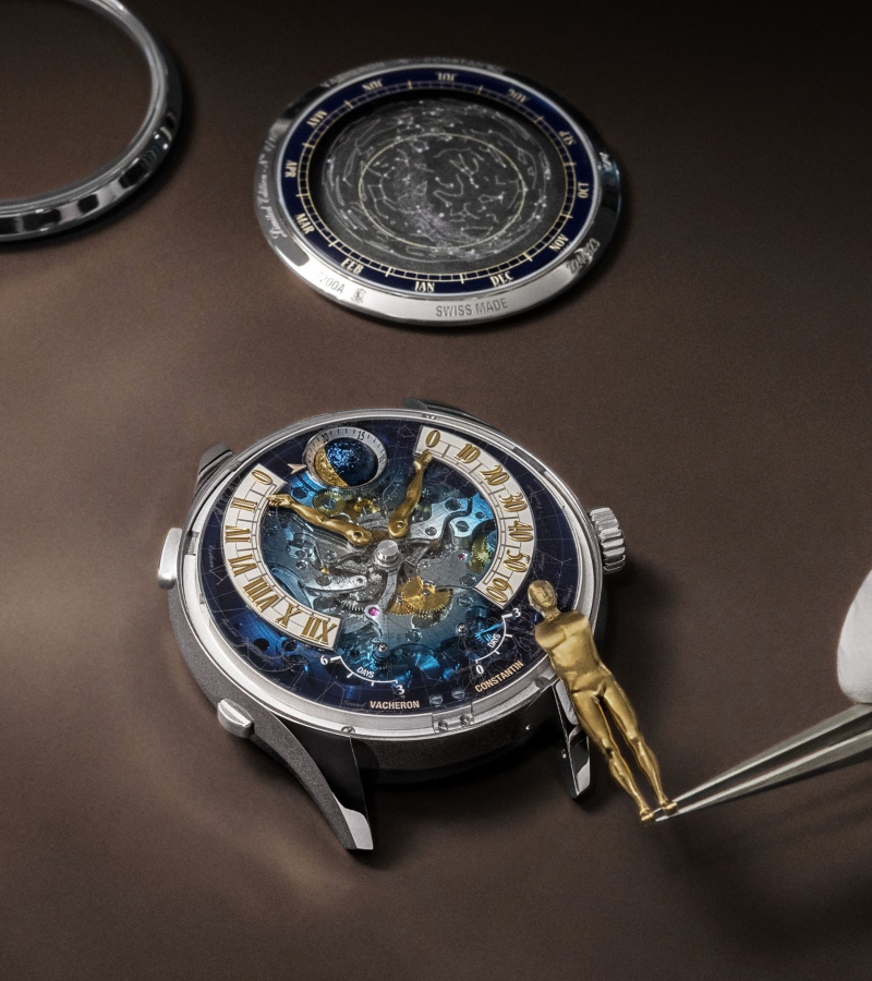 Seven Years of Creation, Seven Patents: The Quest of Time Clock project spanned seven years of development. During that time, Vacheron Constantin filed seven new patents / Photo via Vacheron Constantin