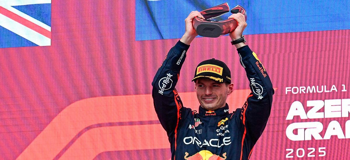 Verstappen delivered a commanding drive, securing victory at the Azerbaijan Grand Prix after Oscar Piastri’s misfortune opened the door for rivals / Photo via F1