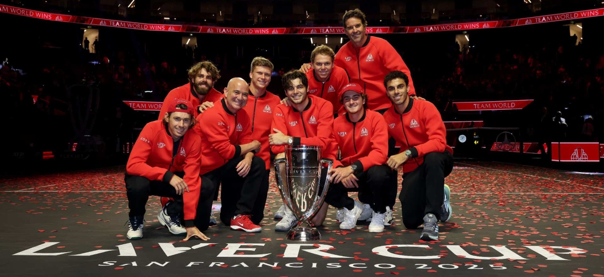 What began as weekend tension between Team World and Team Europe built into a crescendo of skill, strategy, and emotion / Photo via Laver Cup