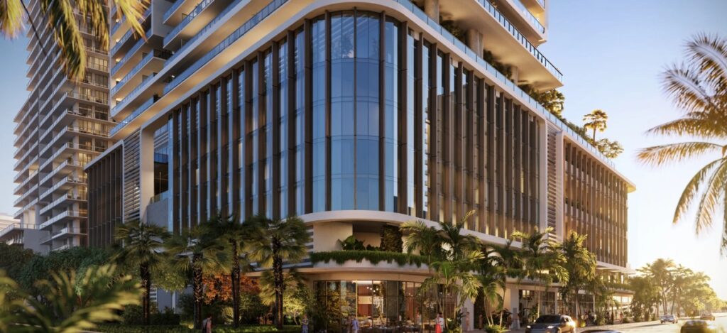 Miami Tropic Residences blends tropical vibrancy with refined design, this residential tower merges artistry, gastronomy, and wellness into a single lifestyle destination. / Photo Miami Tropic Residences