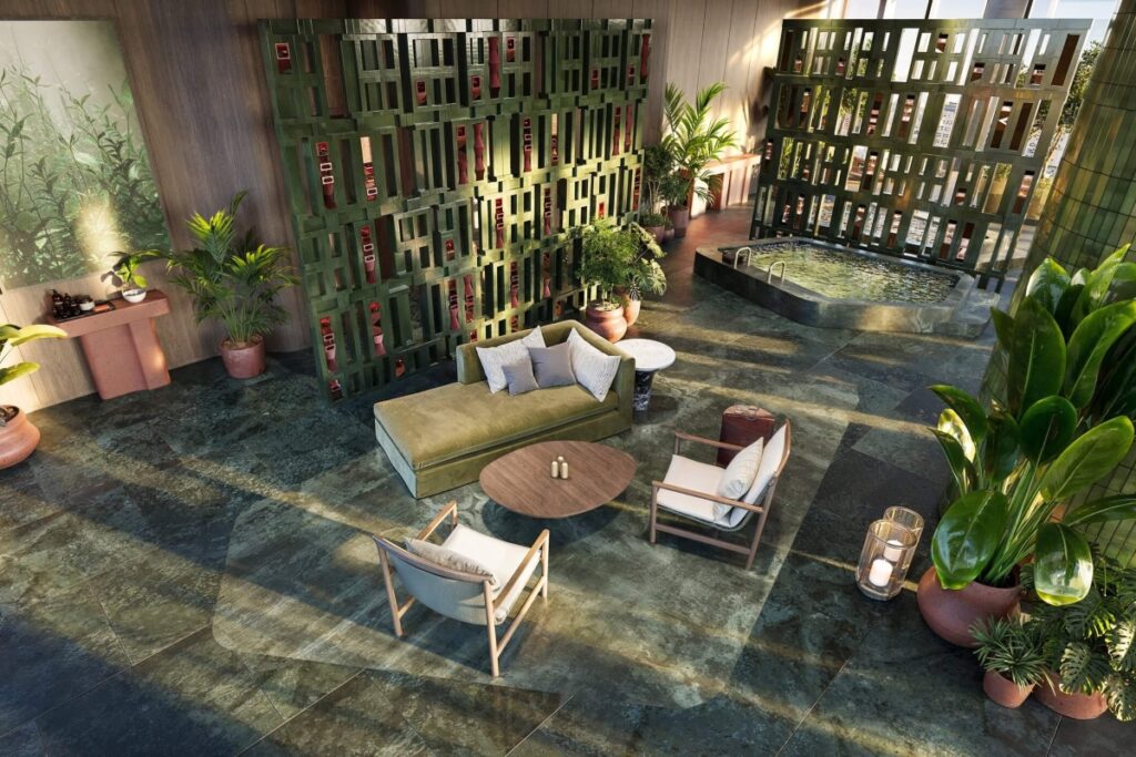 Arquitectonica shapes the bold 49-floor tower, a structure designed to frame panoramic city and ocean views. / Photo Miami Tropic Residences