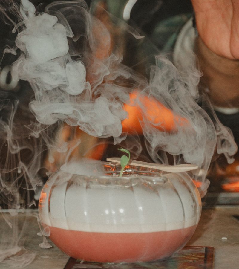 luxury Halloween cocktails