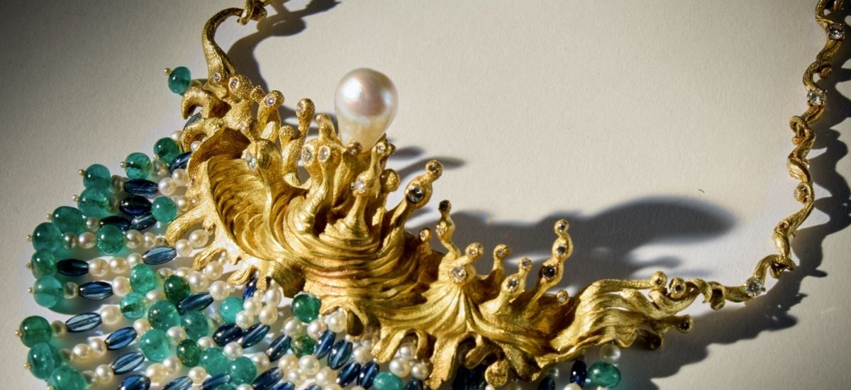 Swirling Sea Necklace