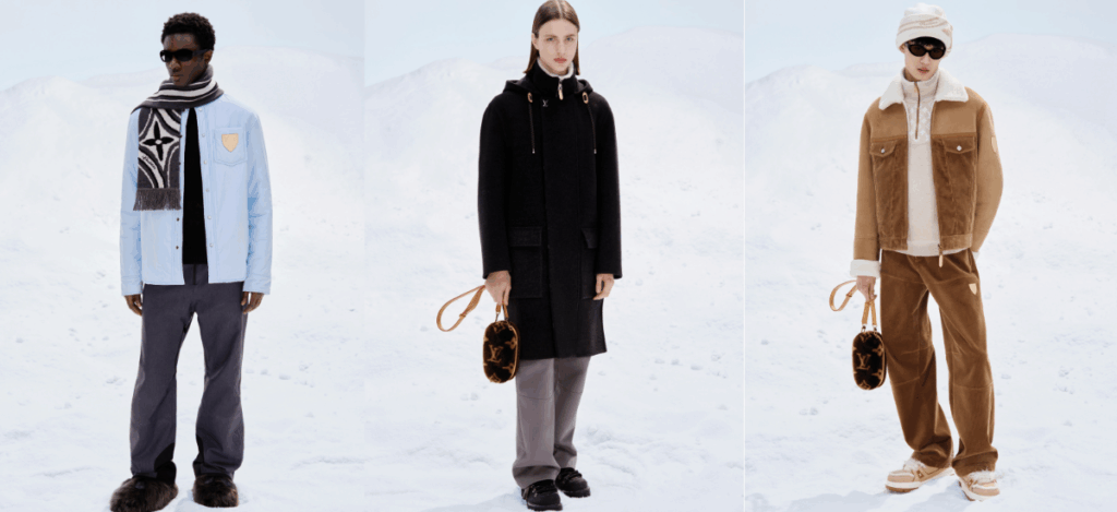 The Louis Vuitton 2026 Men’s Ski Capsule Collection blurs the boundaries between performance and couture. / Photo Louis Vuitton