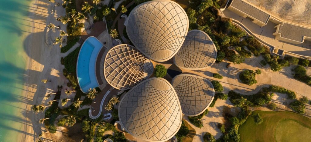 Designed by acclaimed golf course architect Brian Curley and managed by Golf Saudi, Shura Links is a par-72, 7,400-yard course that elevates the traditional links experience to an immersive and environmentally conscious journey. / Photo Shura Links