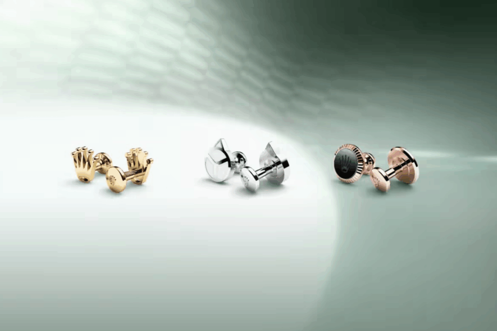 Rolex’s cufflinks are miniature masterpieces that embody the brand’s signature elements / Photo Rolex