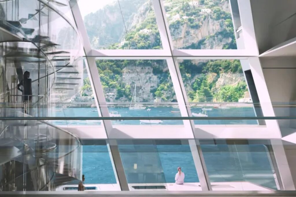 Foster + Partners have once again set sail into the world of maritime innovation, unveiling the striking Outlier I yacht concept during this year’s Monaco Yacht Week. / Photo via Foster + Partners