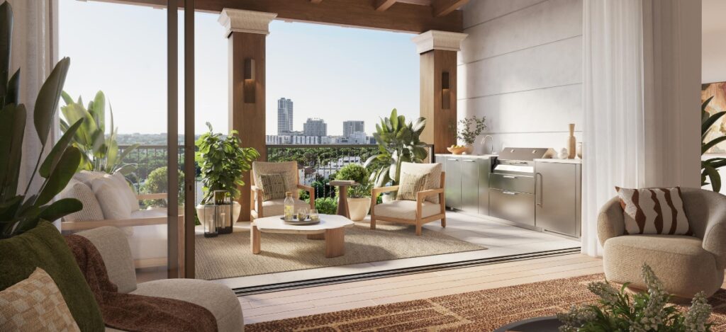 Ponce Park Residences stands at 3000 Ponce de Leon Boulevard, merging the elegance of old-world design with contemporary craftsmanship. / Photo Ponce Park