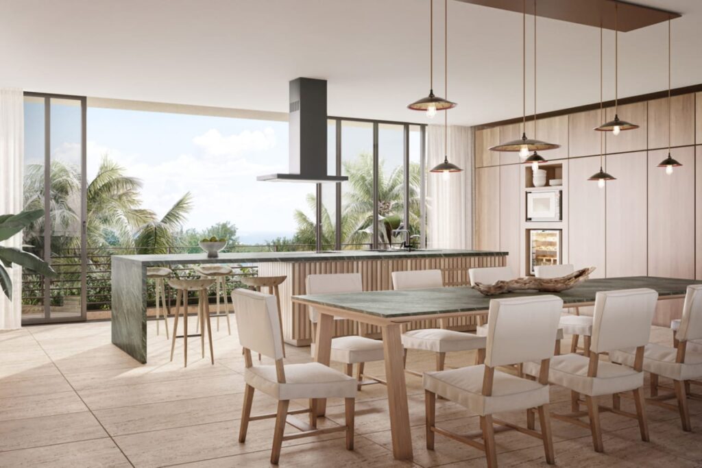 The 25 private residences, ranging from three to four bedrooms, reflect tropical modern living at its most elevated. / Photo Tropicalia