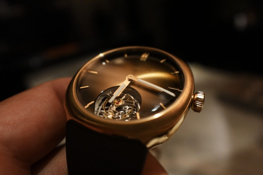 Even more impressive, these hairsprings are manufactured internally — a capability only a handful of watchmakers in the world possess / Photo via H. Moser & Cie