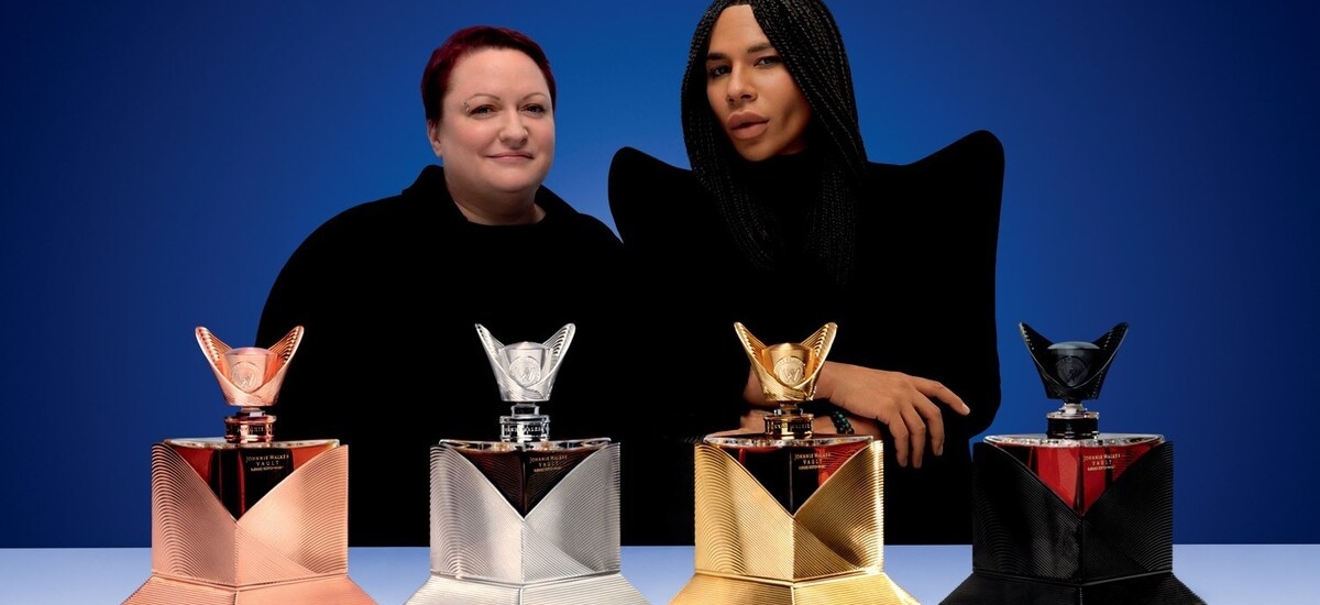 Following the success of Couture Expression, the Johnnie Walker Vault X Olivier Rousteing collab marks a daring evolution in the story of modern luxury. / Photo Johnnie Walker