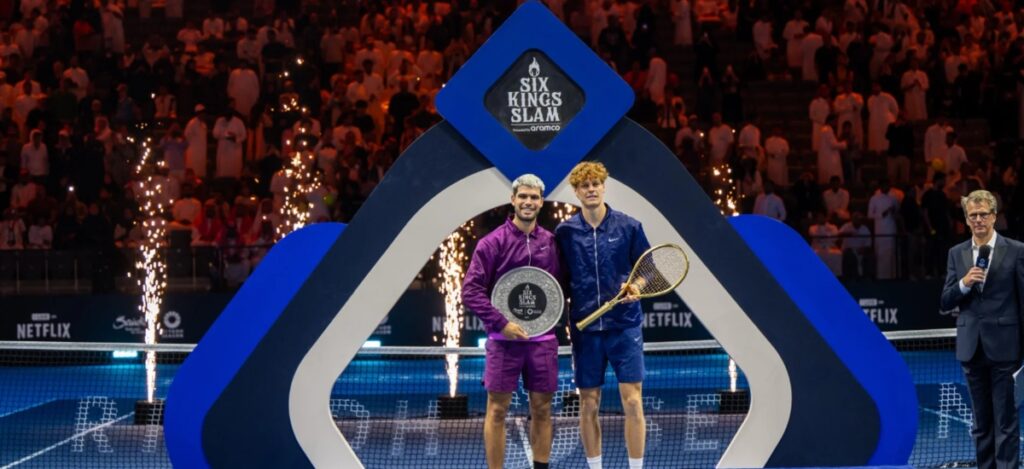 The Italian star claimed a commanding victory, sealing the title 6–2, 6–4, in a masterclass that reaffirmed his place among the sport’s elite / Photo via Riyadh Season