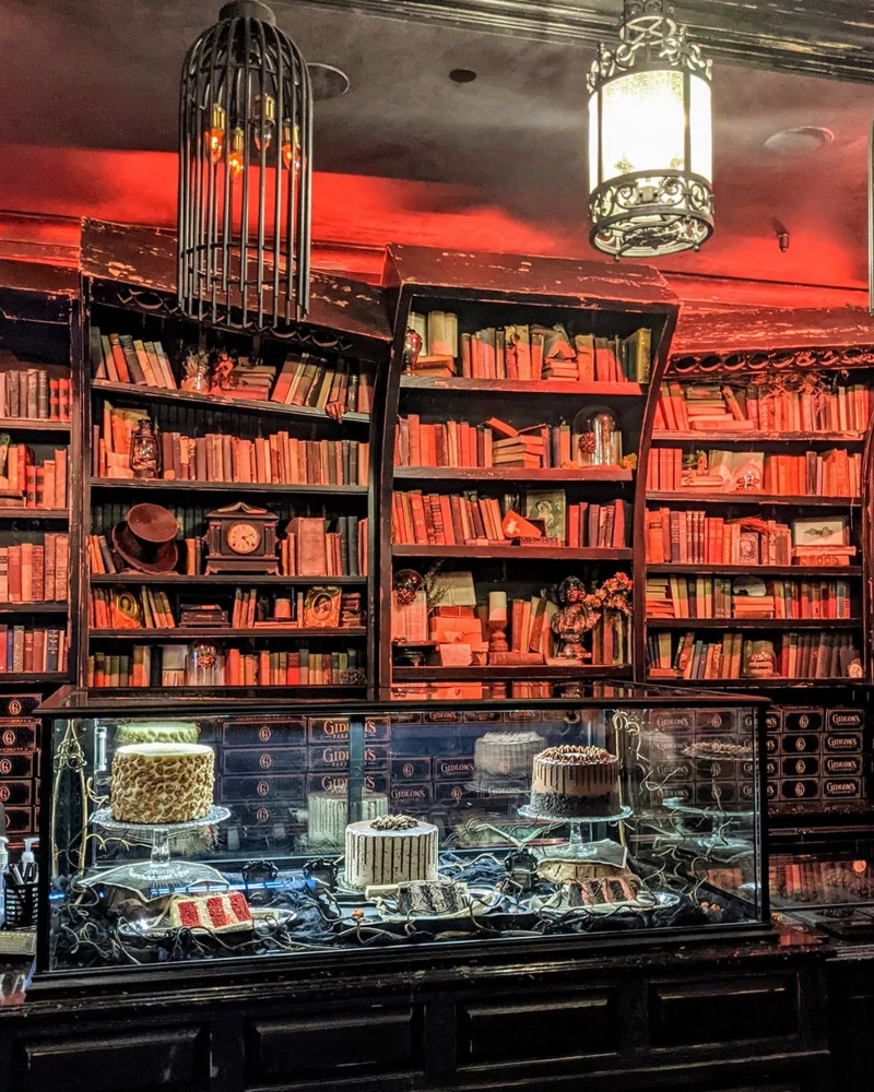 At Disney Springs—the bakery’s flagship store—guests are invited into an immersive experience that blurs the line between fantasy and history / Photo via Disney Springs