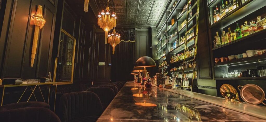 luxury Halloween cocktails