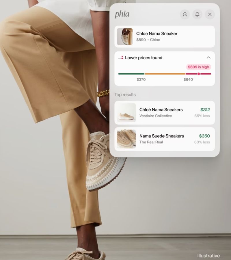 Phia luxury shopping