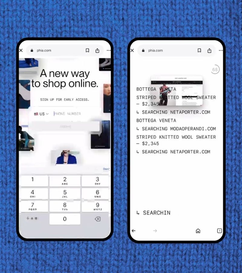 Phia luxury shopping