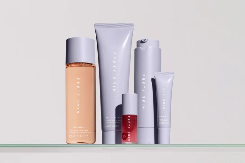 Skincare represents self-care, identity, and authenticity. / Photo via Fenty Beauty